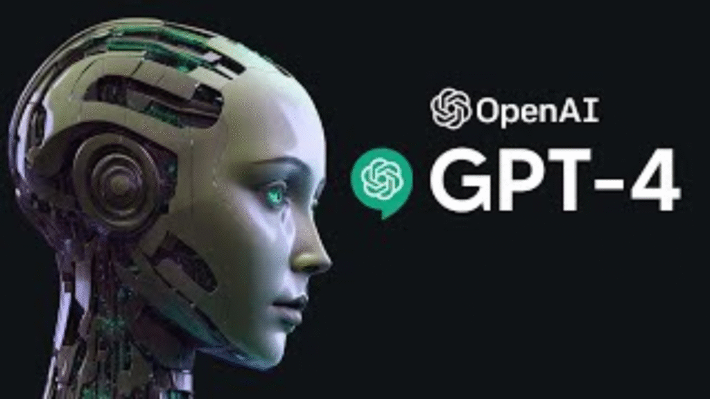 "Illustration representing GPT-4, a powerful AI language model developed by OpenAI."